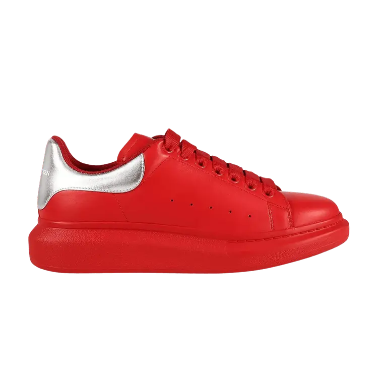 

Кроссовки Alexander McQueen Oversized Sneaker 'Welsh Red Silver', красный