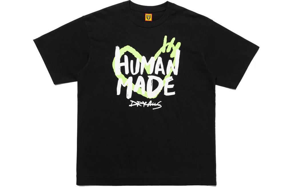 

Футболка с принтом логотипа HUMAN MADE, синяя