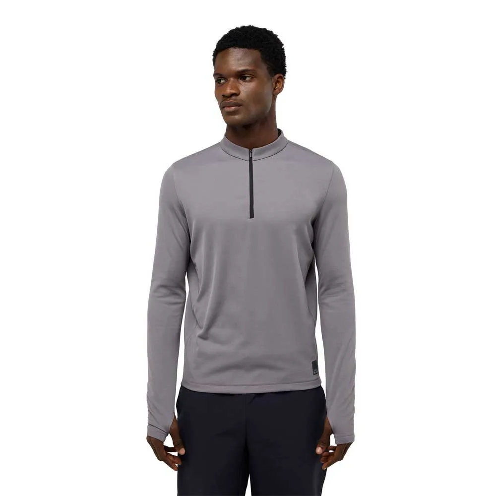 

Толстовка Jack Wolfskin Bike Commute half zip, серый