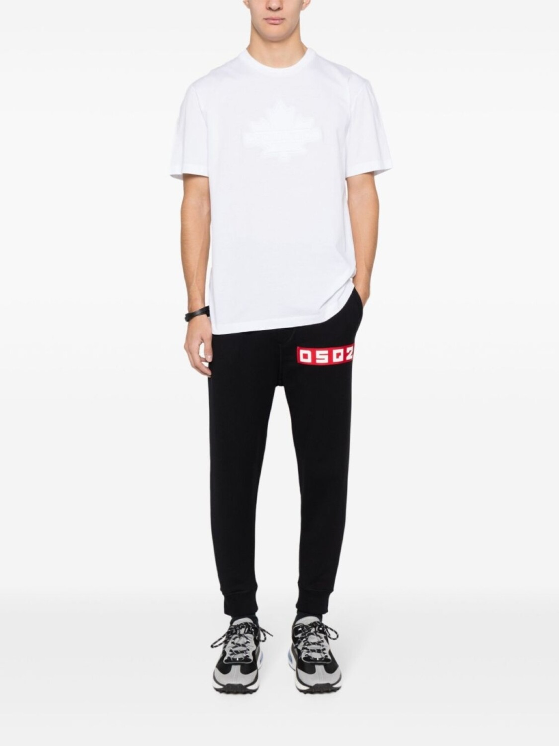 

Dsquared2 футболка Leaf Skater, белый