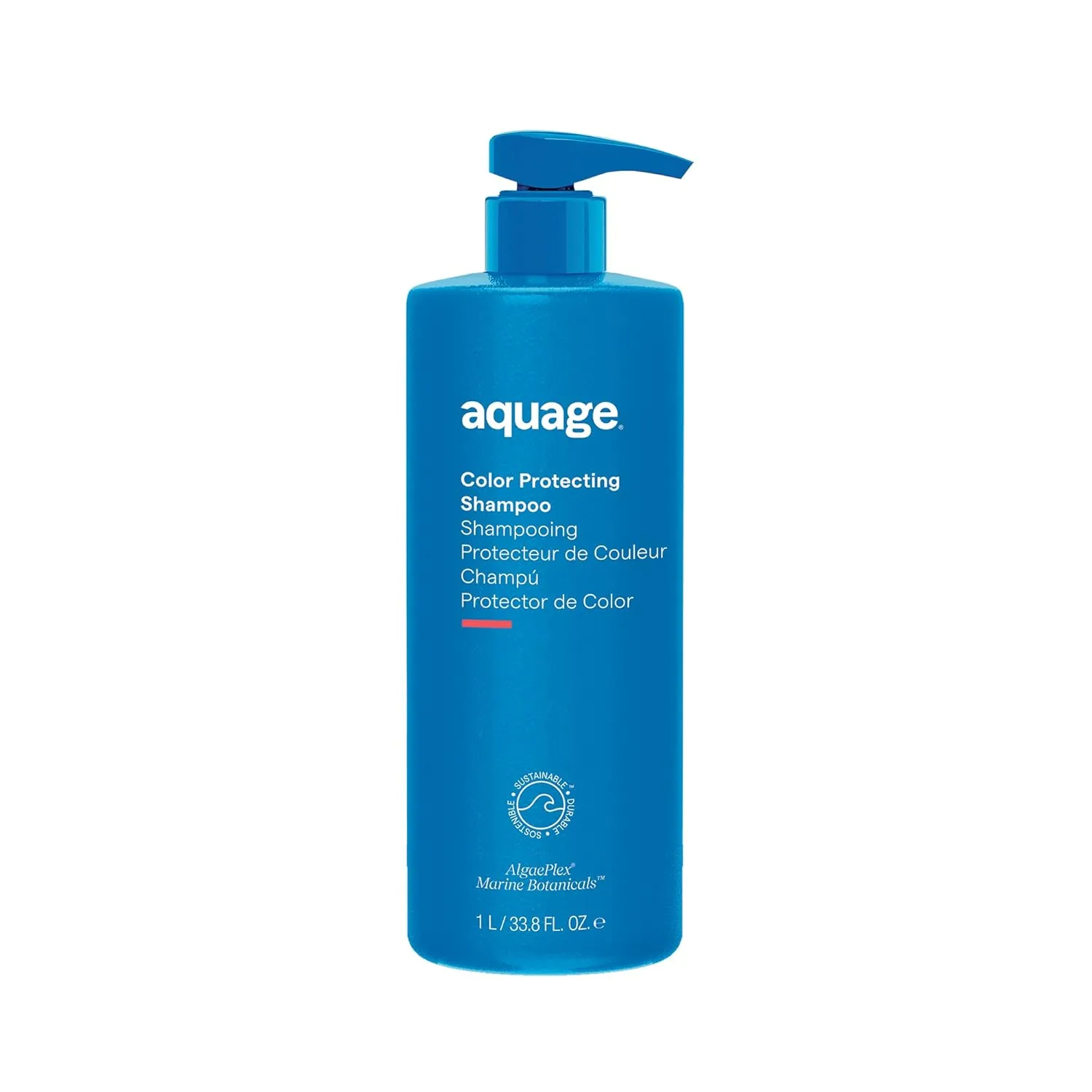 Шампунь Aquage для защиты цвета волос, питательные морские растительные экстракты для сохранения цвета и бережного очищения, 950 мл.