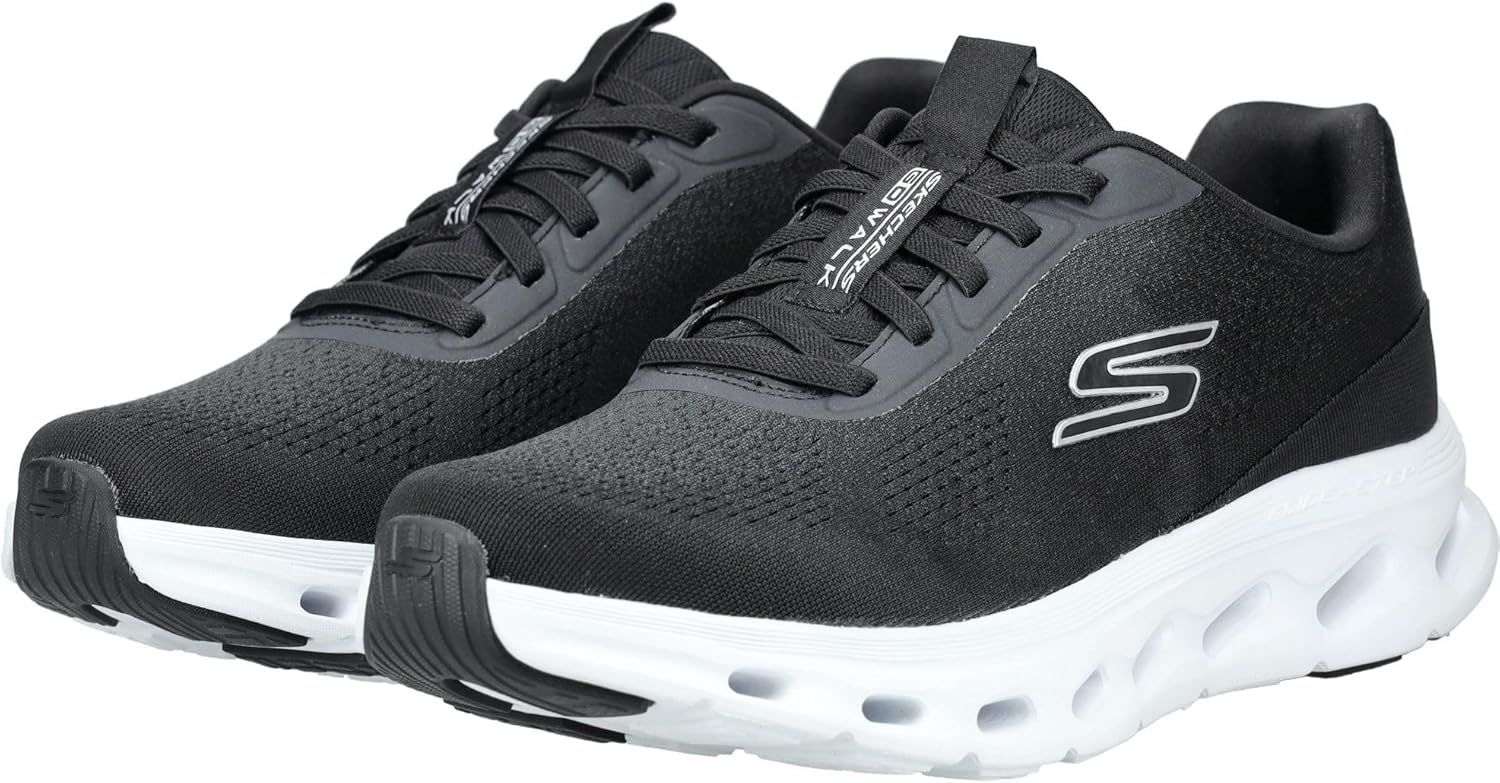 Мужские кроссовки Skechers Go Walk Glide Step 2.0 Vic, белый/черный — фото 3