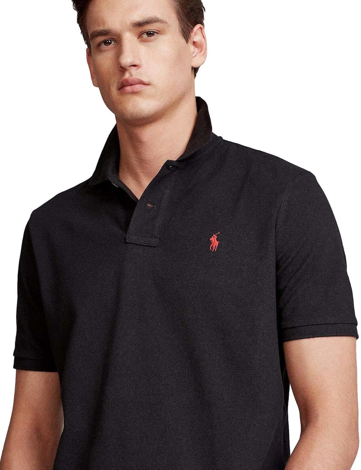 POLO RALPH LAUREN Мужская новая классическая поло, Polo Black With The Red Pony — фото 2