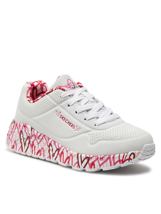 Кроссовки Uno Lite Lovely Luv Skechers, белый — фото 2