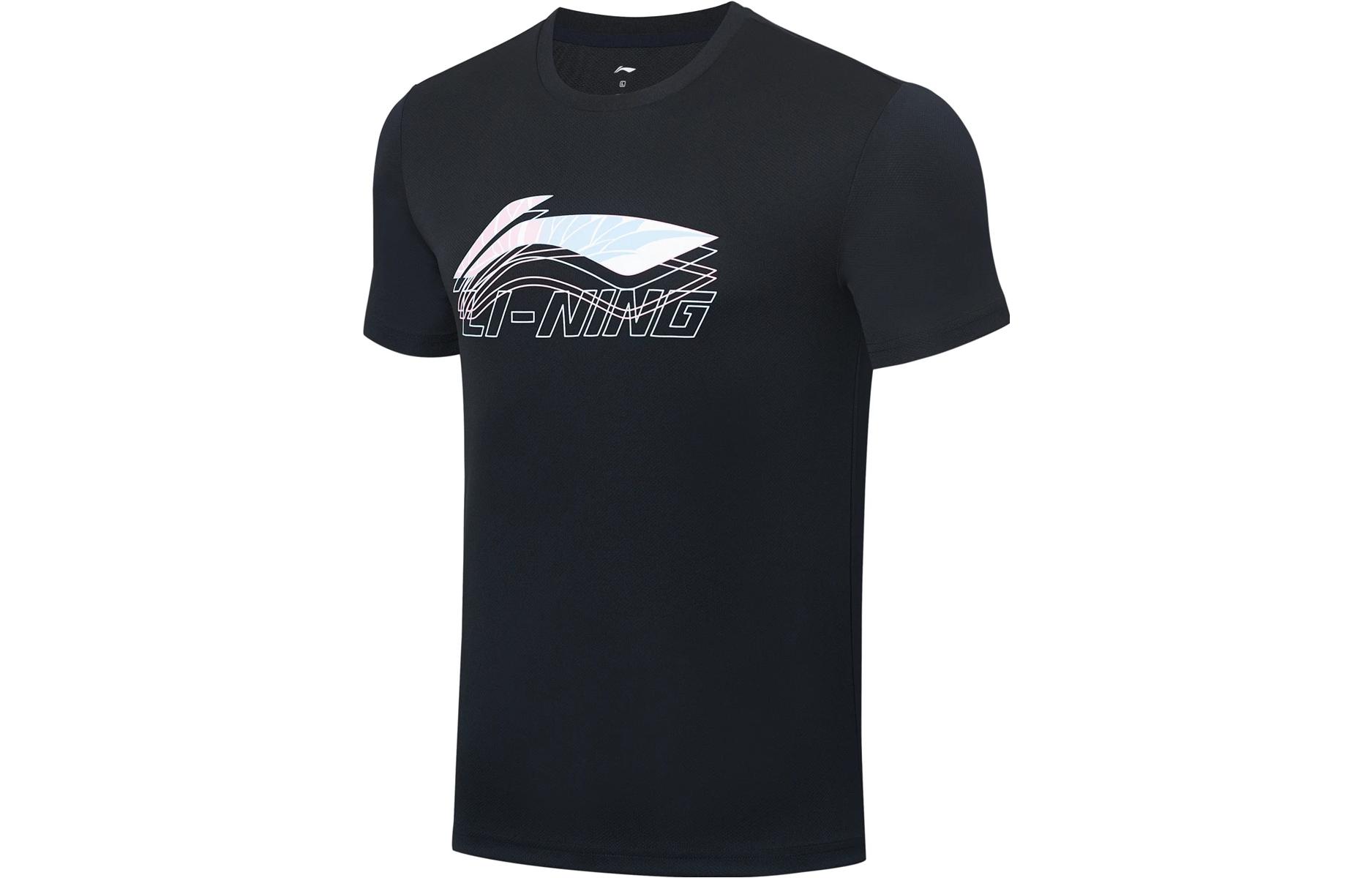 

Футболка для бадминтона LiNing Unisex черная