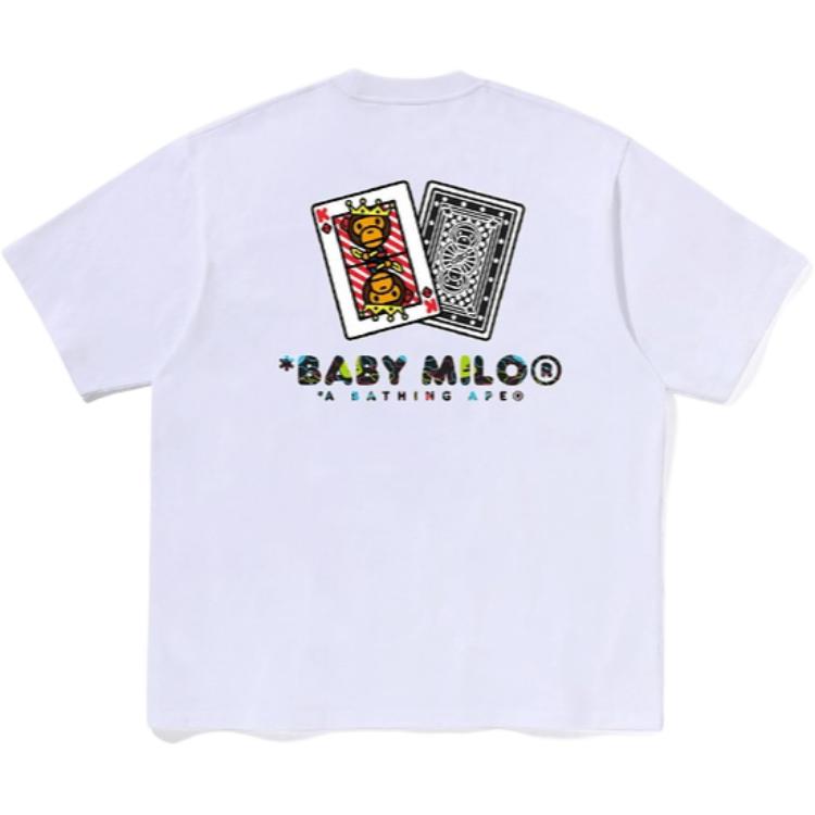 Футболки COMPLEXCON Limited, унисекс, круглый вырез, умеренный прямой крой A Bathing Ape, белый — фото 3