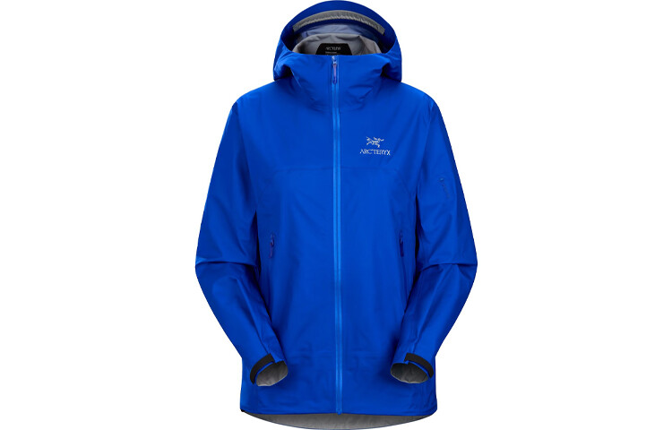 Arcteryx Женская куртка Arc'teryx Beta GORE-TEX стандартного кроя, черный сапфир, Ритм Желтый/Отступление — фото 3