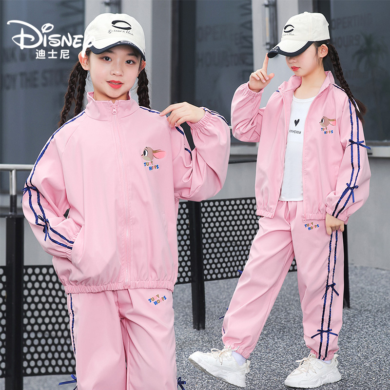 Disney Повседневный спортивный костюм розовый для детей 3-7 лет — фото 3