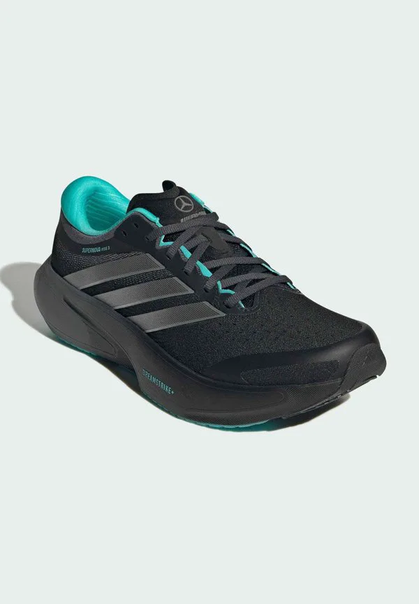 Кроссовки для бега по шоссе supernova rise Adidas Performance, Core Black/Silver Metallic/Semi Mint Rush — фото 2
