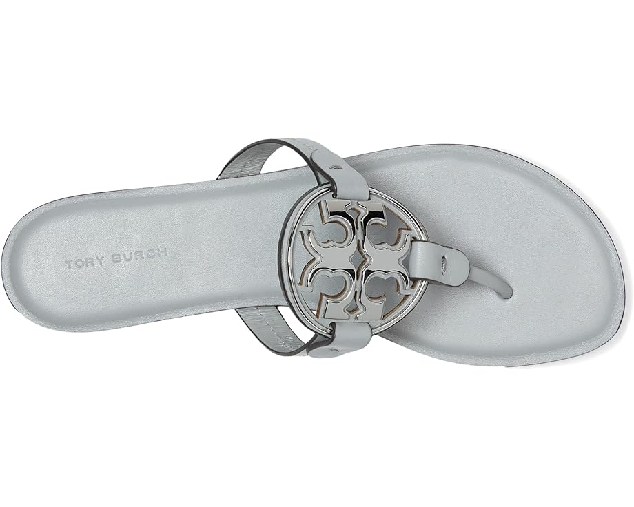 Сандалии Tory Burch Metal Miller, цвет Loutre Gray/Silver — фото 2