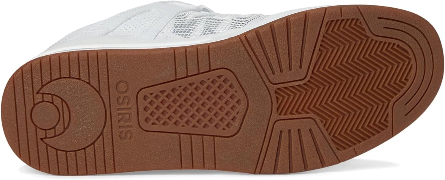 Кроссовки для скейтбординга Osiris, цвет White/Grey/Gum — фото 3