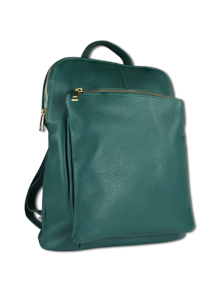 

Рюкзак Toscanto Cityrucksack Leder grün ca. 30cm