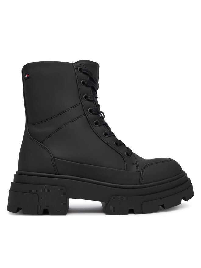 Сапоги Tommytech Water Repellent Laceup FW0FW09161 Tommy Hilfiger, черный