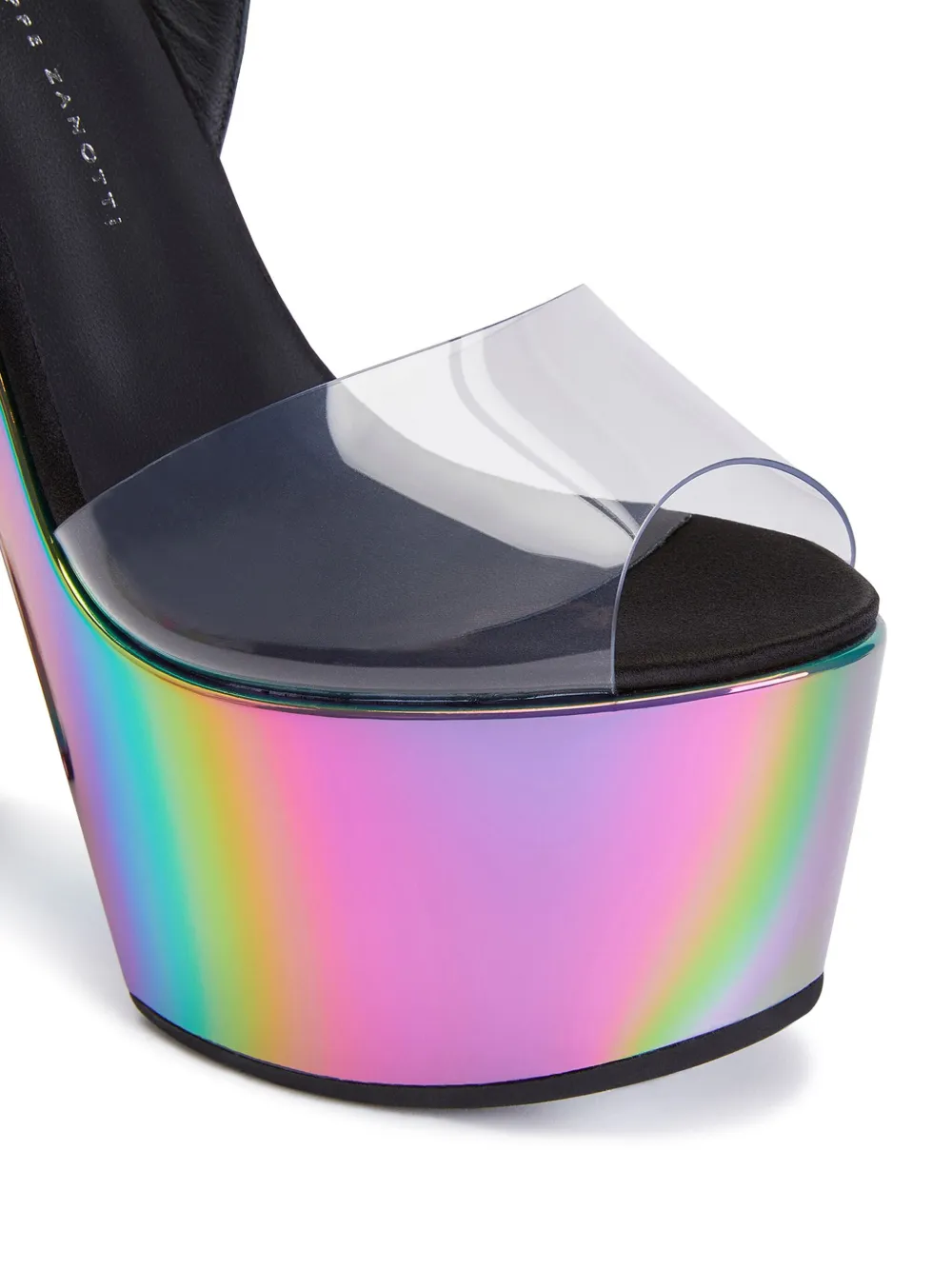 Босоножки Tarifa Plexi 150 на платформе Giuseppe Zanotti, черный — фото 4
