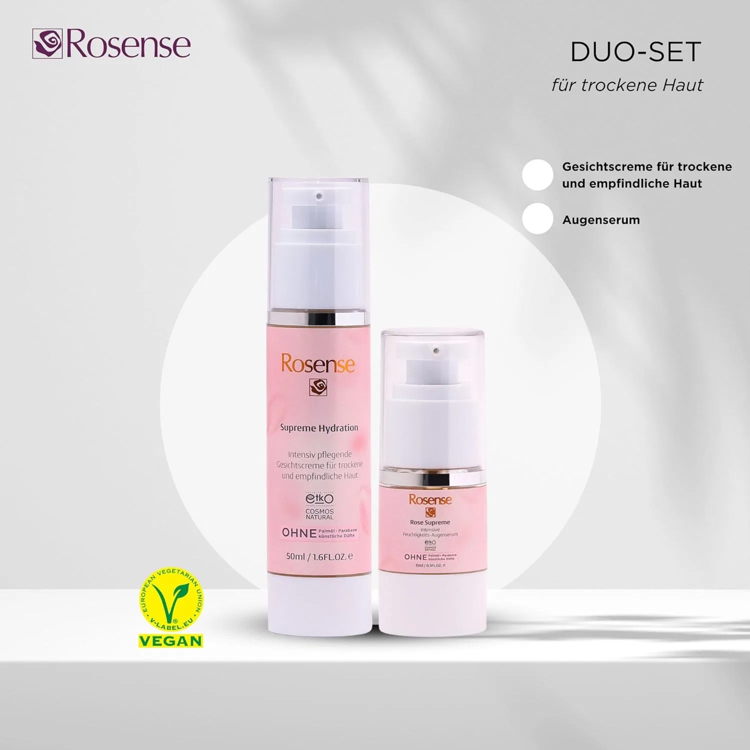 Набор для сухой и чувствительной кожи Rosense Duo Set Rosense — фото 2