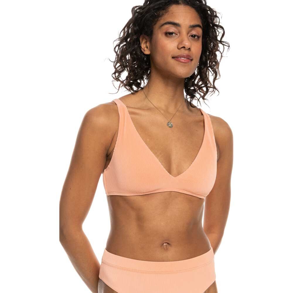 

Топ бикини Roxy Rib Love The Oceana V, бежевый