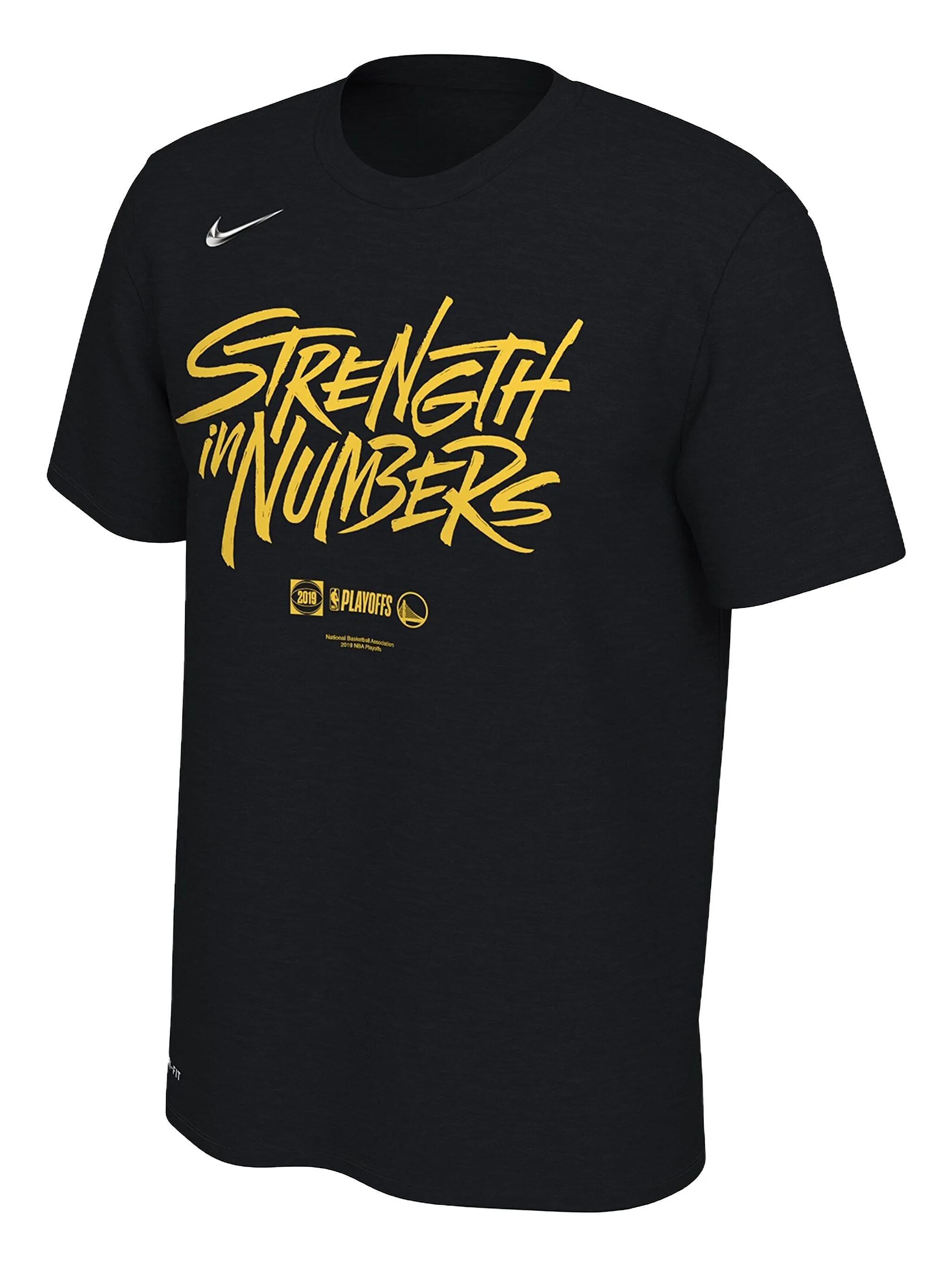 

Футболка NBA Golden State Warriors Dri-Fit "2019 Playoffs Bound Mantra" Nike, черный