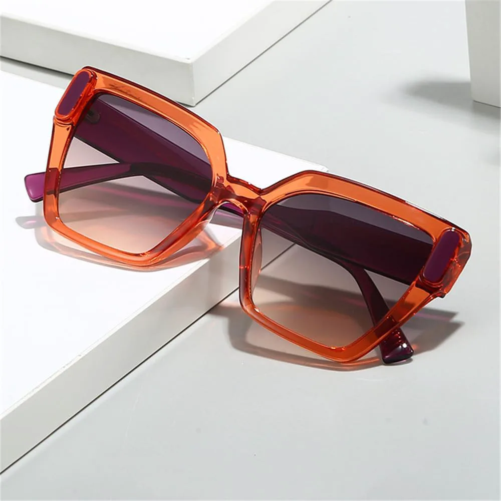 

Солнцезащитные очки UV400 с градиентной оправой "кошачий глаз" большого размера для женщин и мужчин, для бега и занятий спортом на открытом воздухе UYPTK, 18043-c3