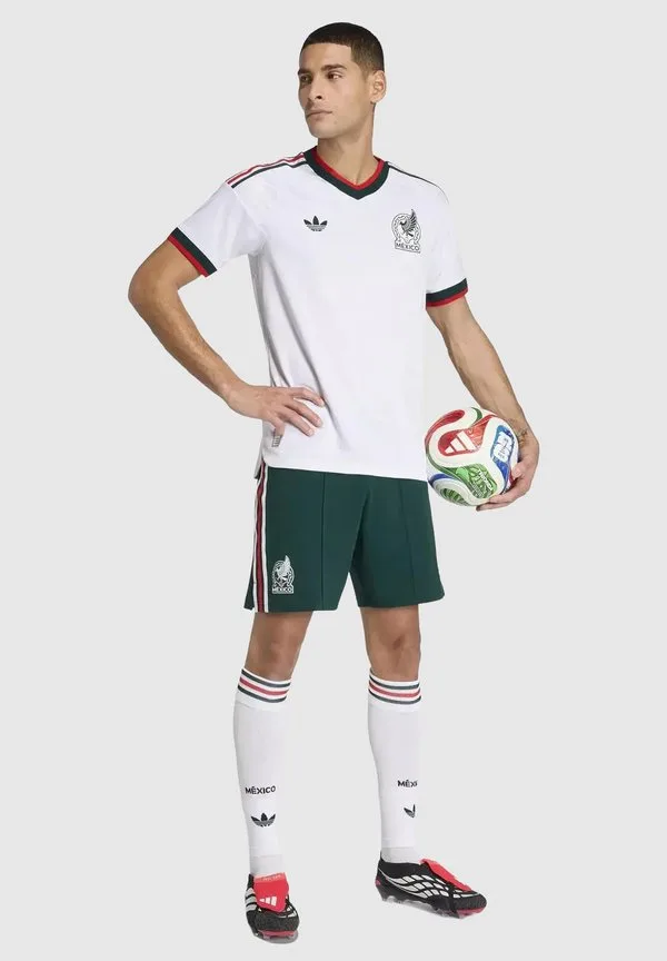 Футболка с принтом maillot extérieur authentique mexique coupe du monde 2026 Adidas Sportswear, White — фото 2