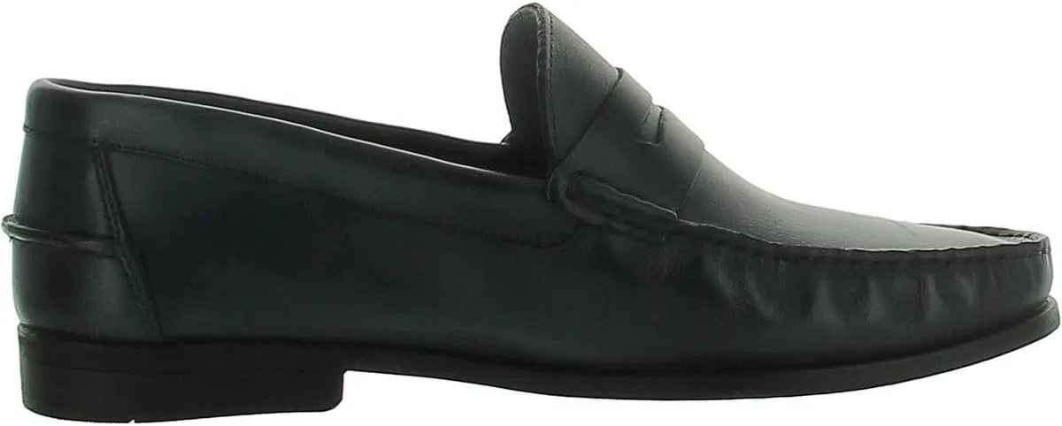 Туфли лоферы кожаные Marc Joseph New York Navy Napa — фото 2