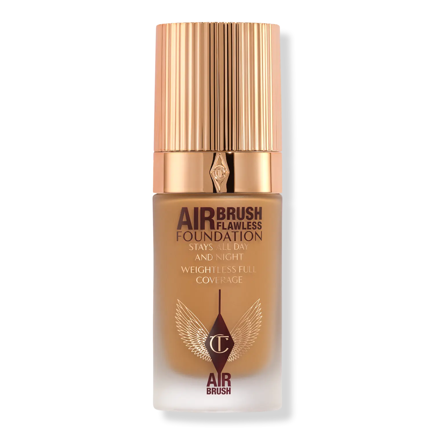 

Безупречная тональная основа, нанесенная аэрографом Charlotte Tilbury, 11 Neutral (tan with neutral undertones)