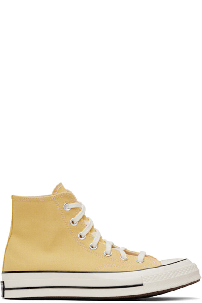 

Желтые высокие кеды Chuck 70 Converse