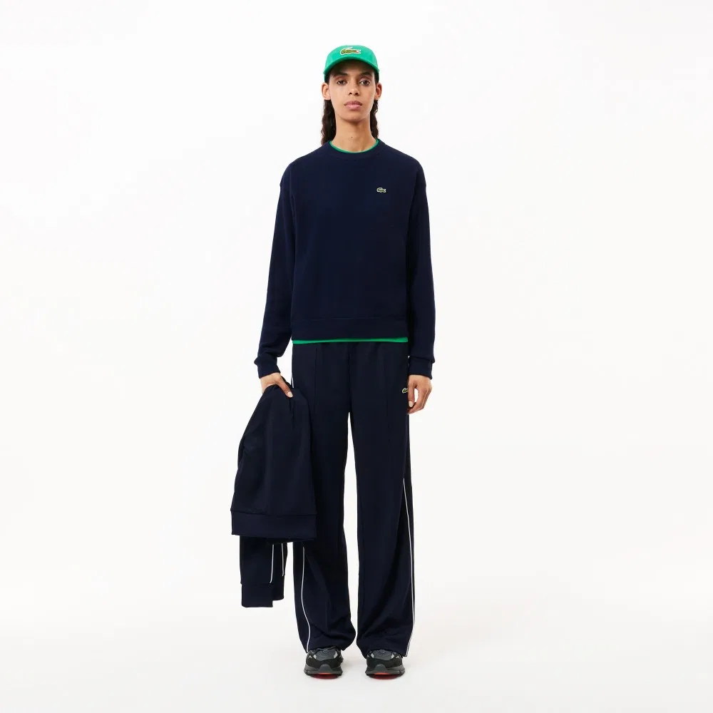 Свитер Lacoste Lynx Links, круглый вырез, тёмно-синий — фото 4
