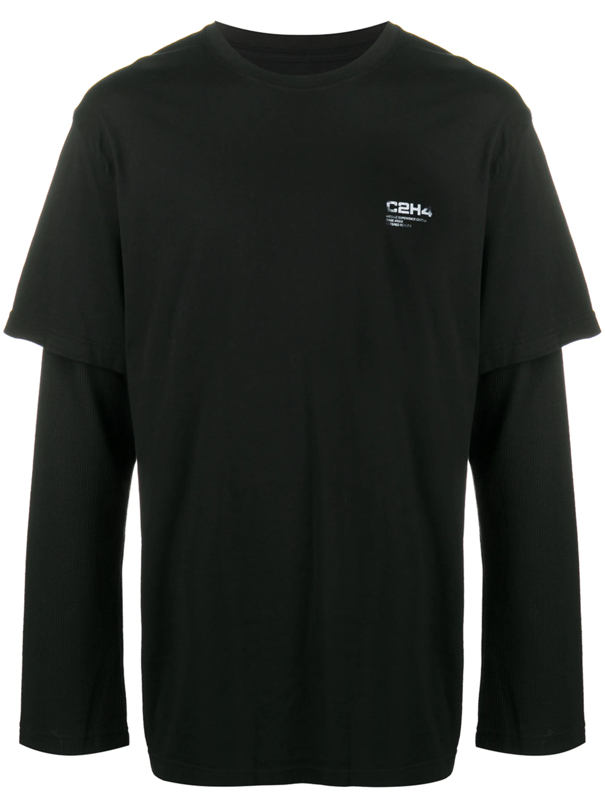 

Многослойная футболка с логотипом C2H4, черный