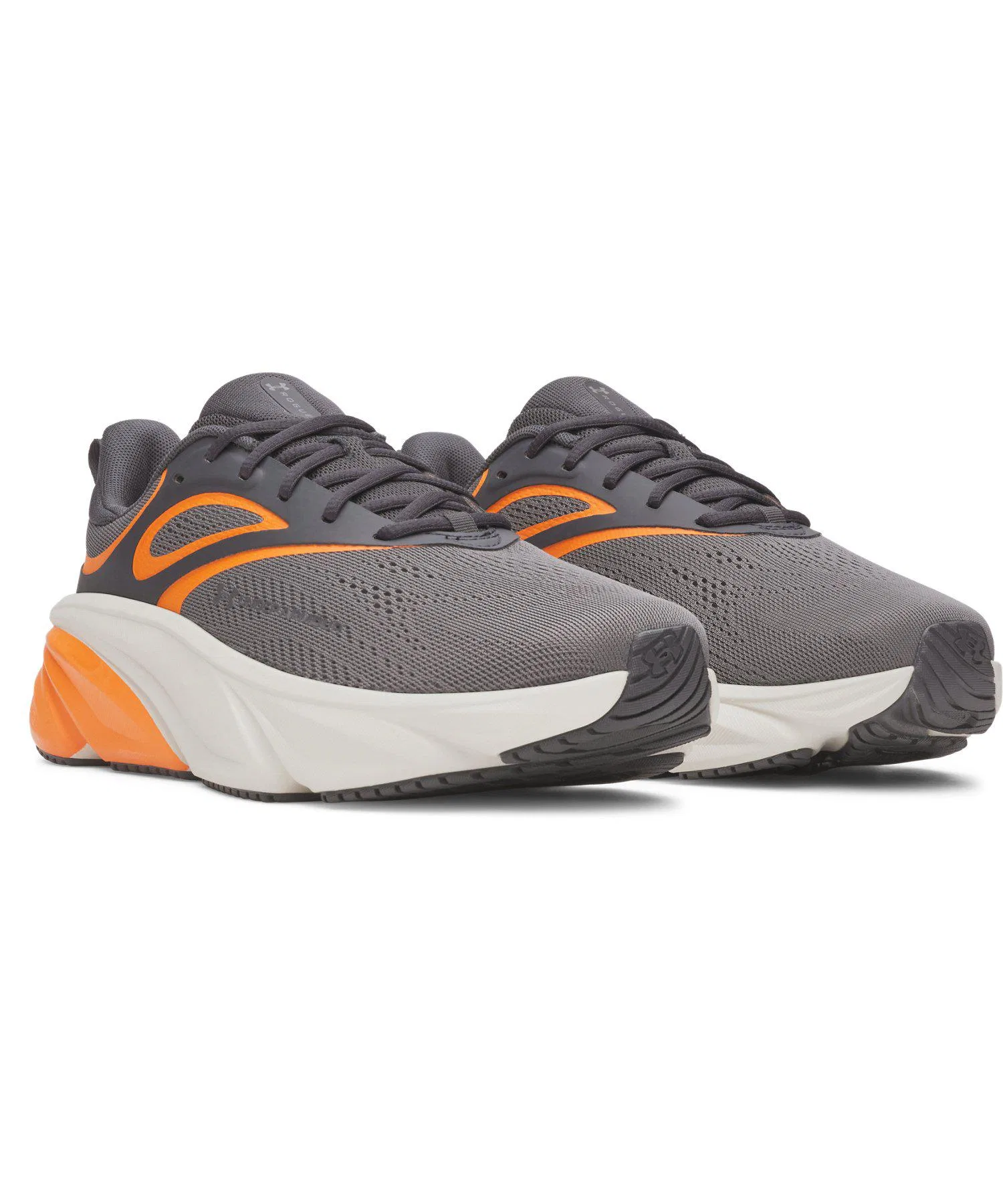 Мужские кроссовки для бега UNDER ARMOUR UA Rogue 6 Wide серые с белым — фото 4