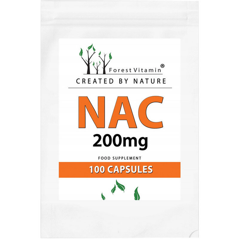 

Лесной витамин, NAC 200мг, БАД, 100 капсул Forest Vitamin
