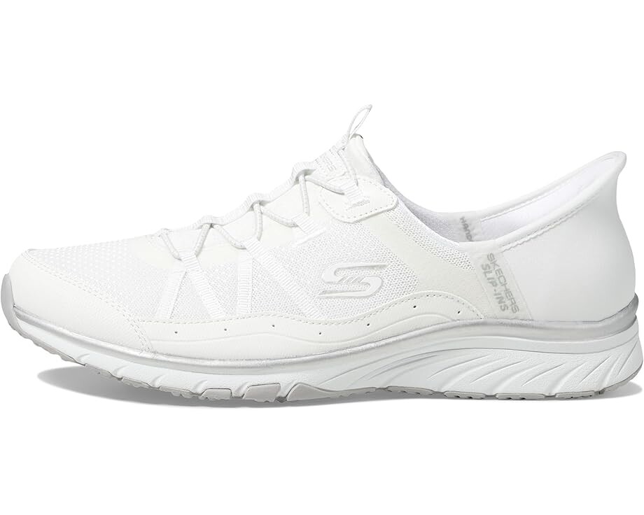 Кроссовки SKECHERS Gratis Sport Leisurely Hands Free Slip-INS, белый — фото 4
