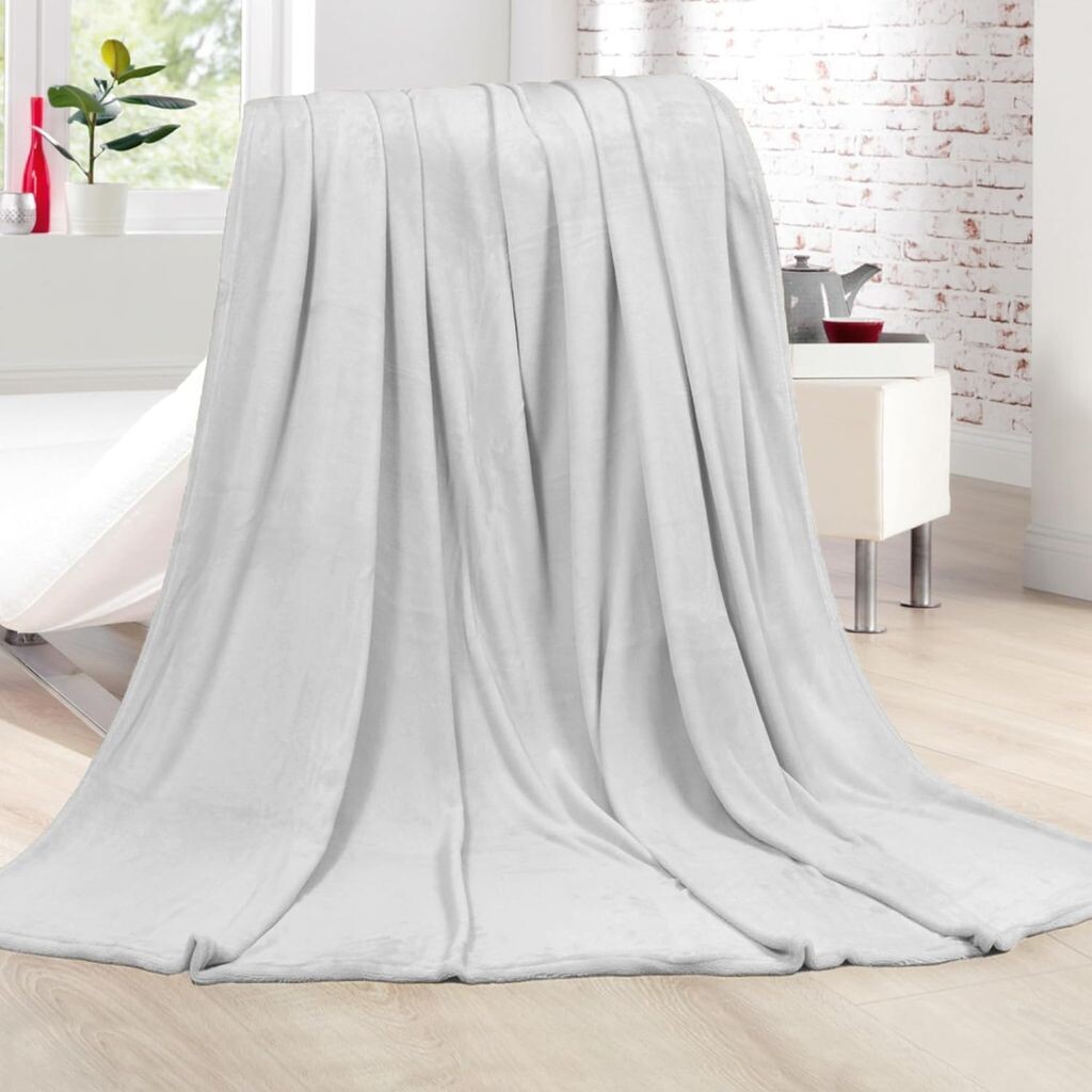 

Одеяло Cashmere Touch 200х220см (антрацит) пушистый плед на диван, диван и кровать, покрывало - плед на диван Bestlivings, серый