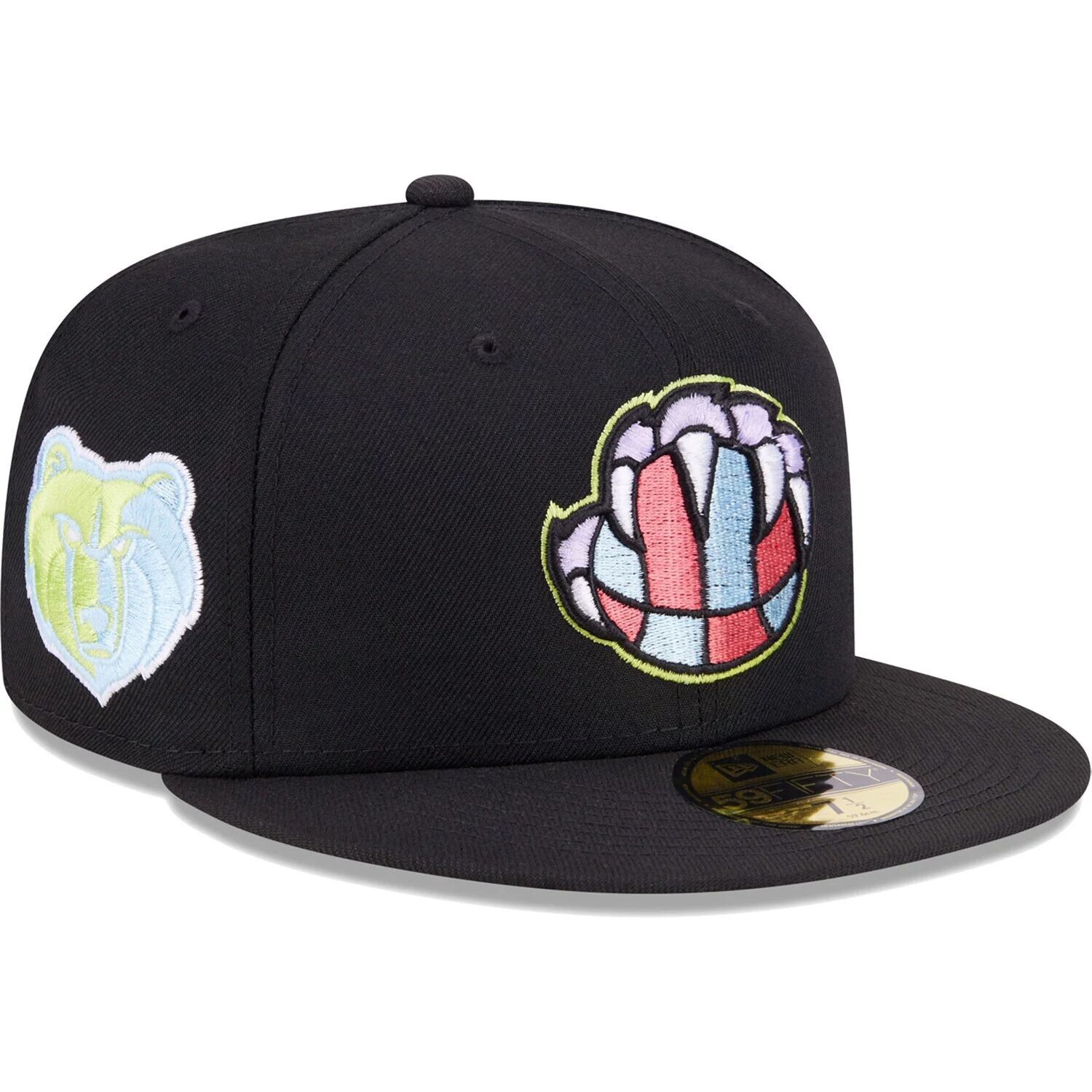 

Мужская облегающая шляпа New Era Black Memphis Grizzlies Color Pack 59FIFTY