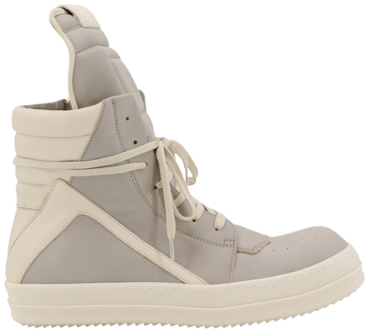 

Кроссовки Rick Owens Geobasket High 'Pearl', серый