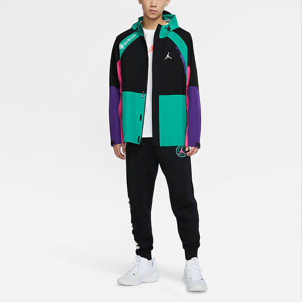 Куртка Air Jordan Winter Utility Gore-tex Casual Sports Hooded Jacket Black, черный — фото 3
