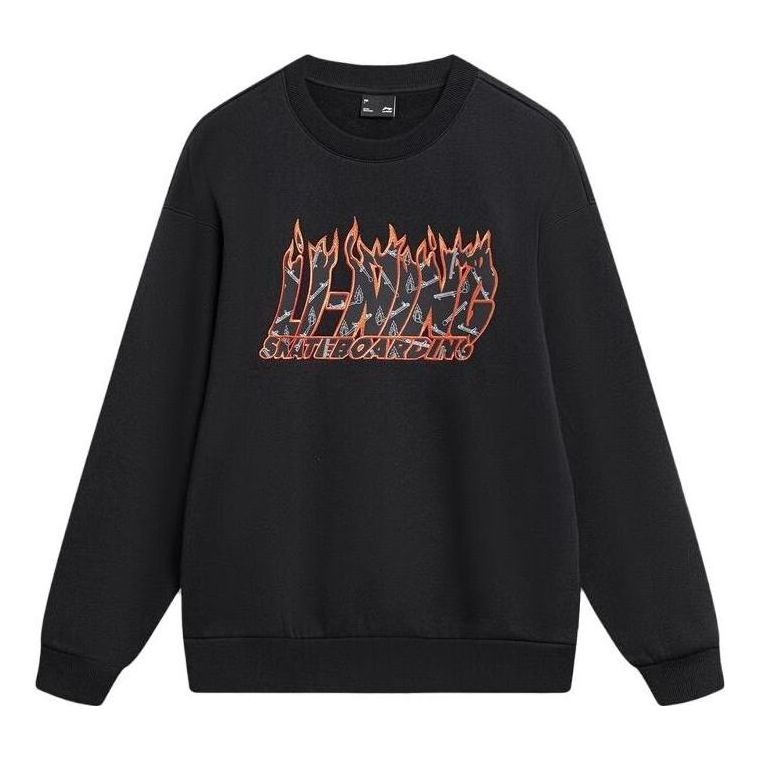

Спортивная толстовка Li-Ning x Phil Hackett Graphic Loose Fit Sweatshirt 'Black' AWDT949-1, черный