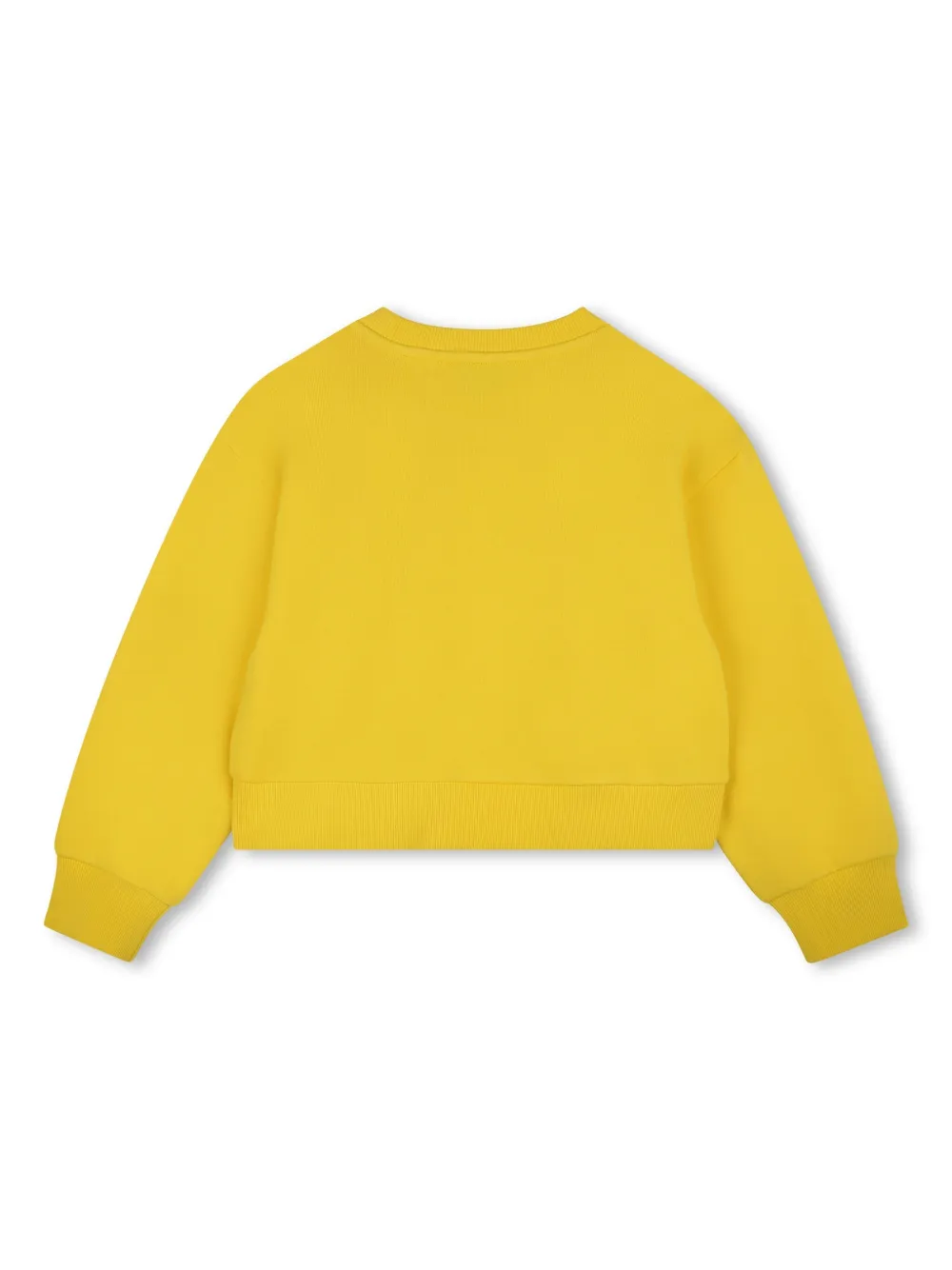 Толстовка с круглым вырезом Marc Jacobs Kids, желтый — фото 2
