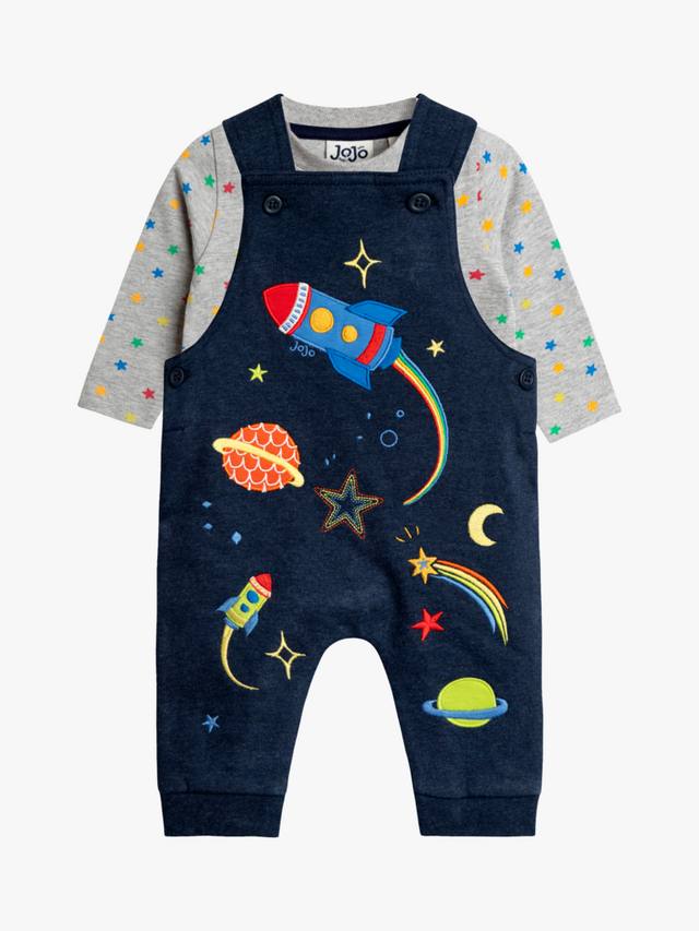 

Детский комплект из 2 предметов: комбинезон и топ JoJo Maman Bébé, Navy