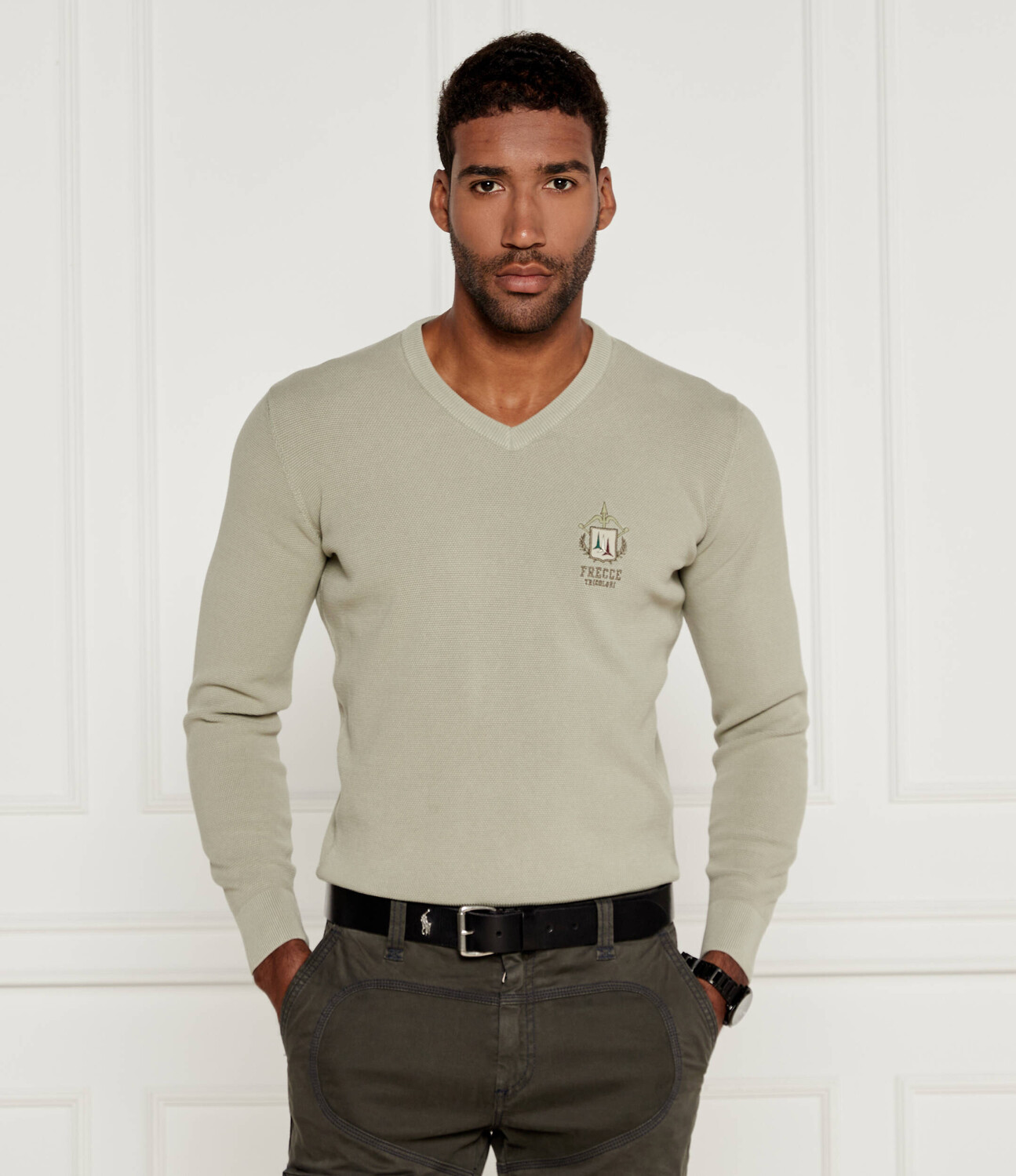 

Свитер Aeronautica Militare Regular Fit, фисташковый