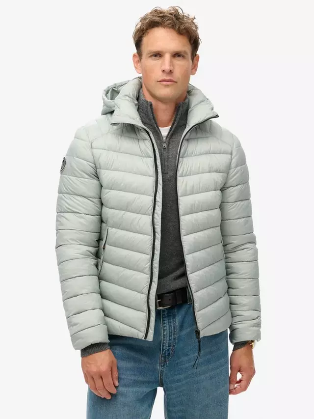 

Куртка Superdry Hooded Fuji Sport Padded, цвет pigeon grey