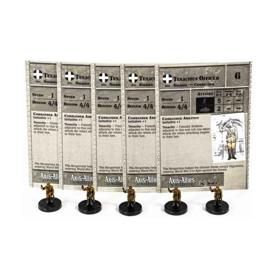 

Стойкий офицер (U) x5, Axis & Allies - Collectible Miniatures Game - Reserves Singles