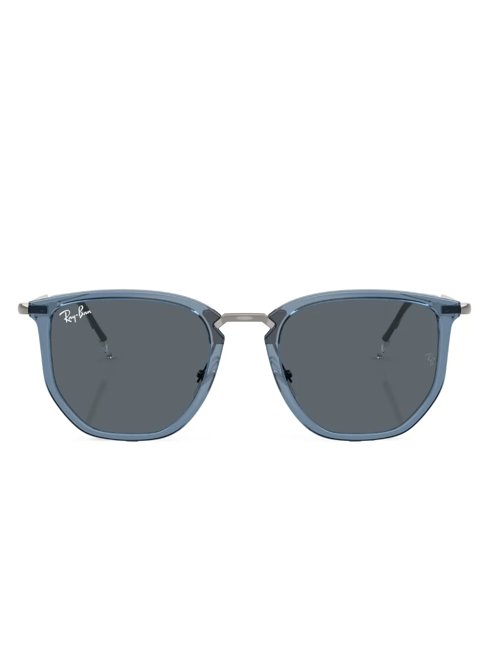 

Солнцезащитные очки в геометричной оправе Ray-Ban, синий