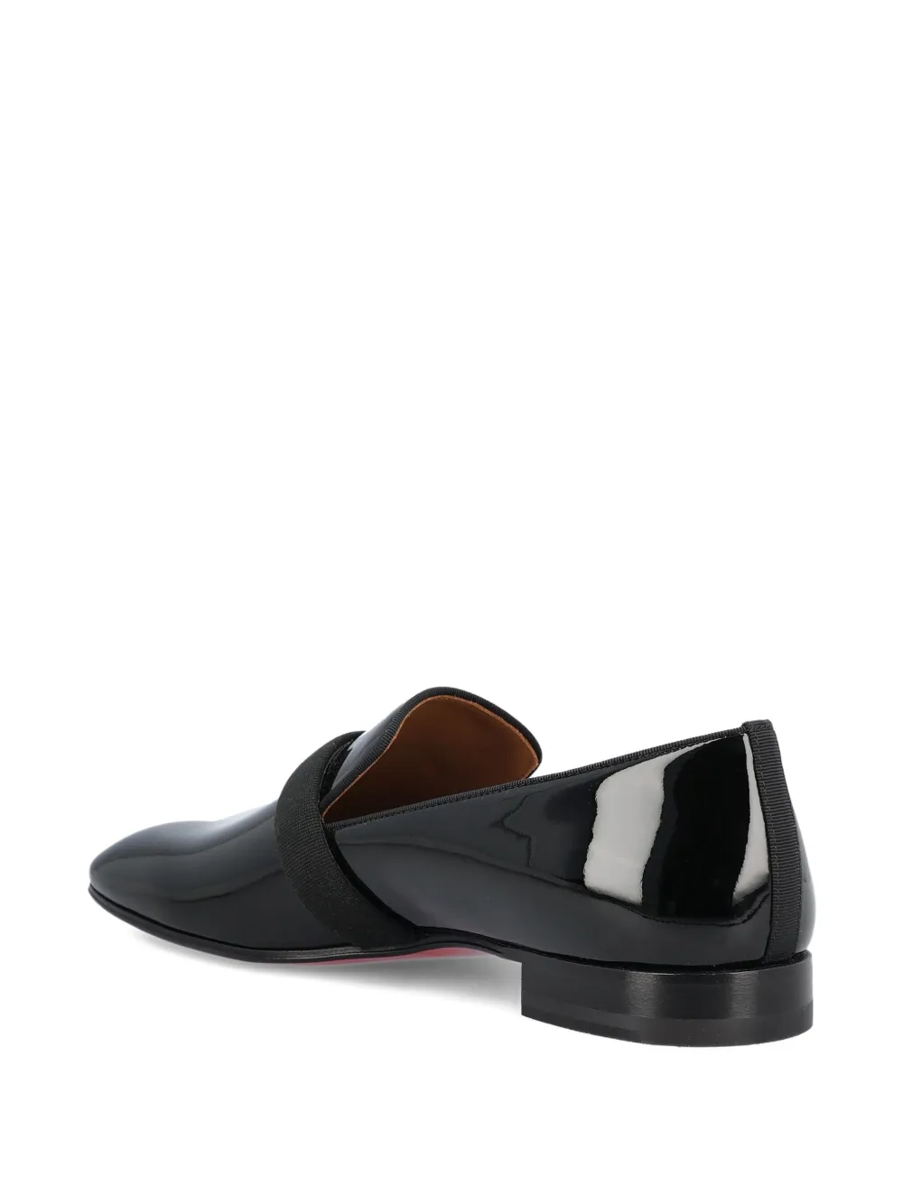 Кожаные лоферы Dandydeco с лентой Christian Louboutin, черный — фото 4