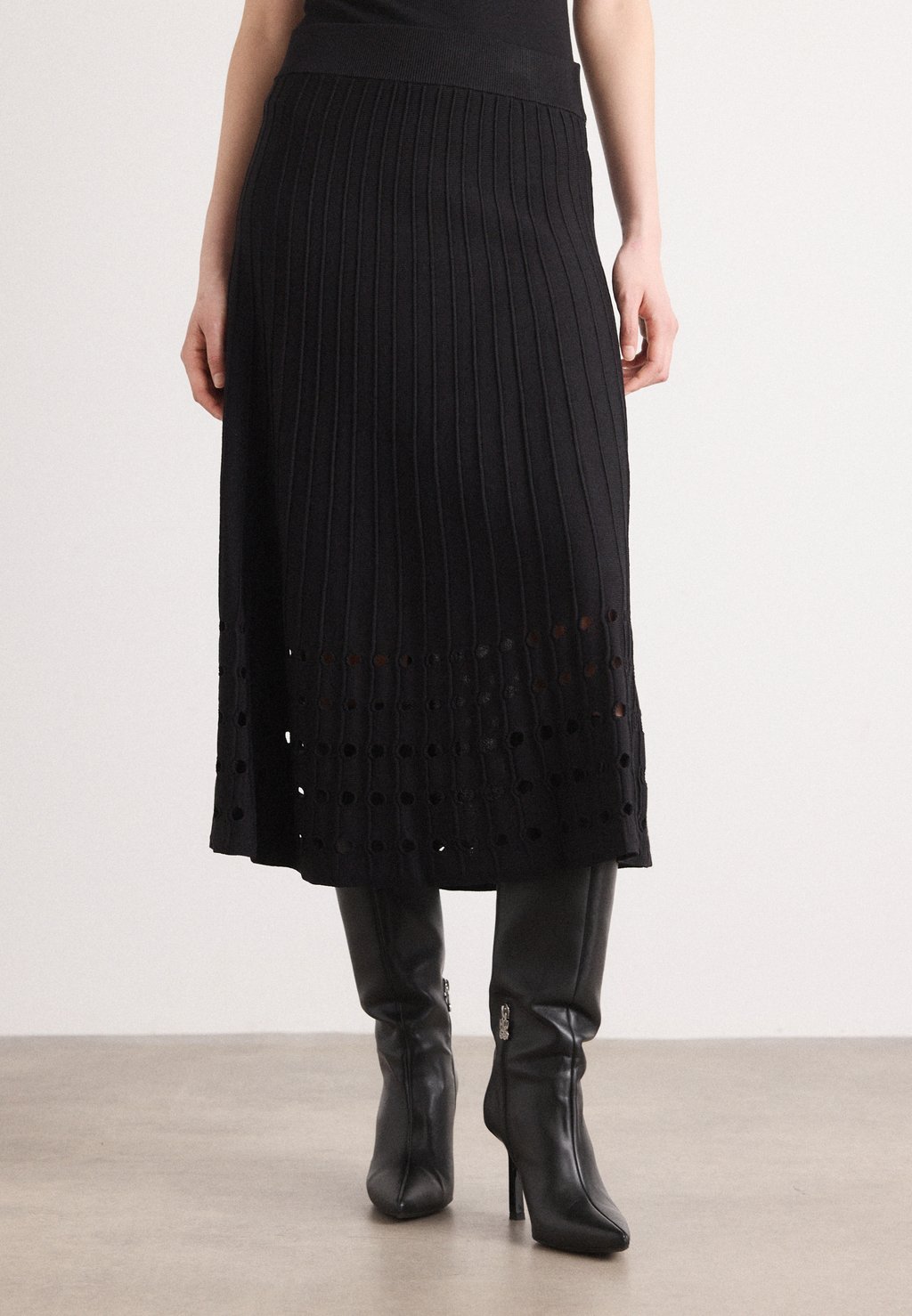 

Юбка А-силуэта SKIRT DKNY, черный