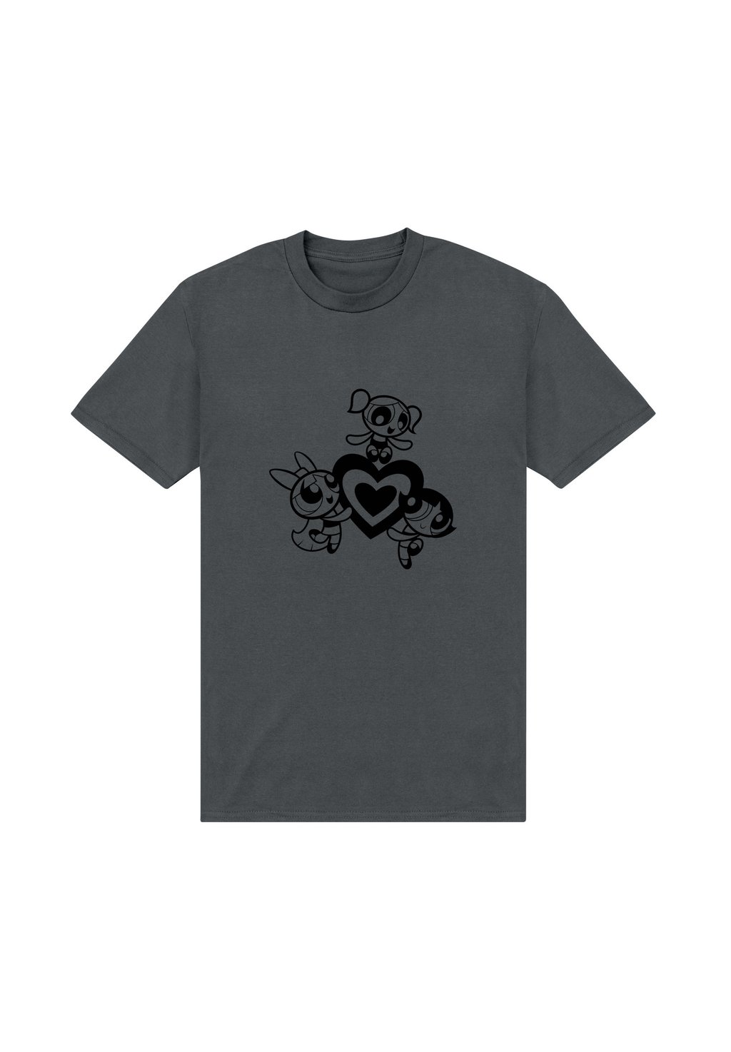 

Футболка с принтом THE POWERPUFF OUTLINE Henry Tiger, серый