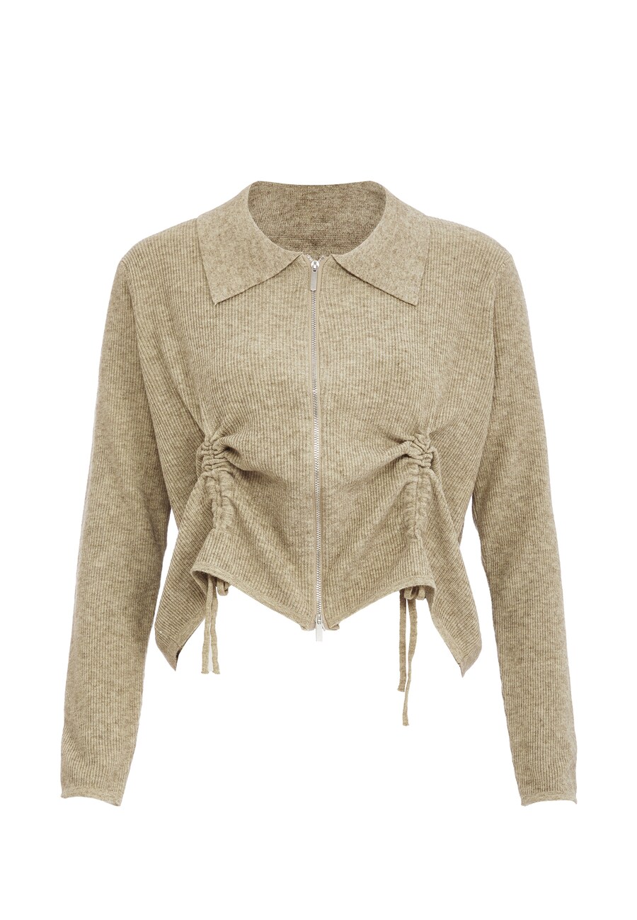 

Вязаный кардиган paino, темно-бежевый