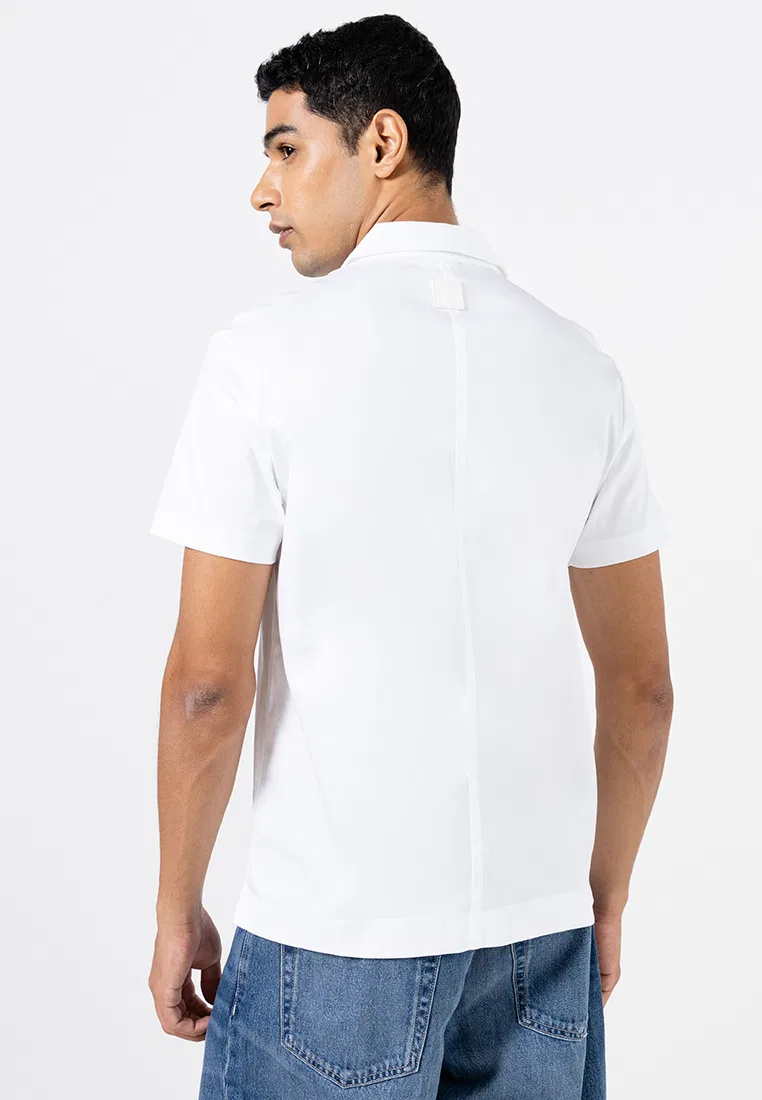 Поло, Slim Fit, Calvin Klein Jeans, ярко-белый — фото 2