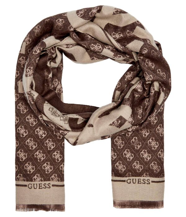 

Шарф Guess Mito, коричневый