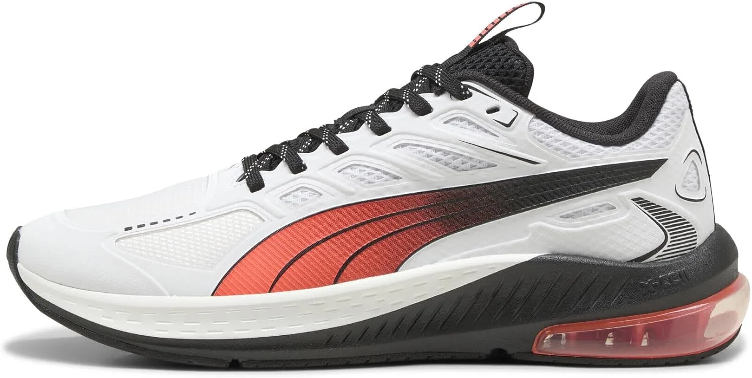 Мужские кроссовки для бега PUMA X-Cell Lightspeed Street Running Shoes, Puma White Glowing Red — фото 3