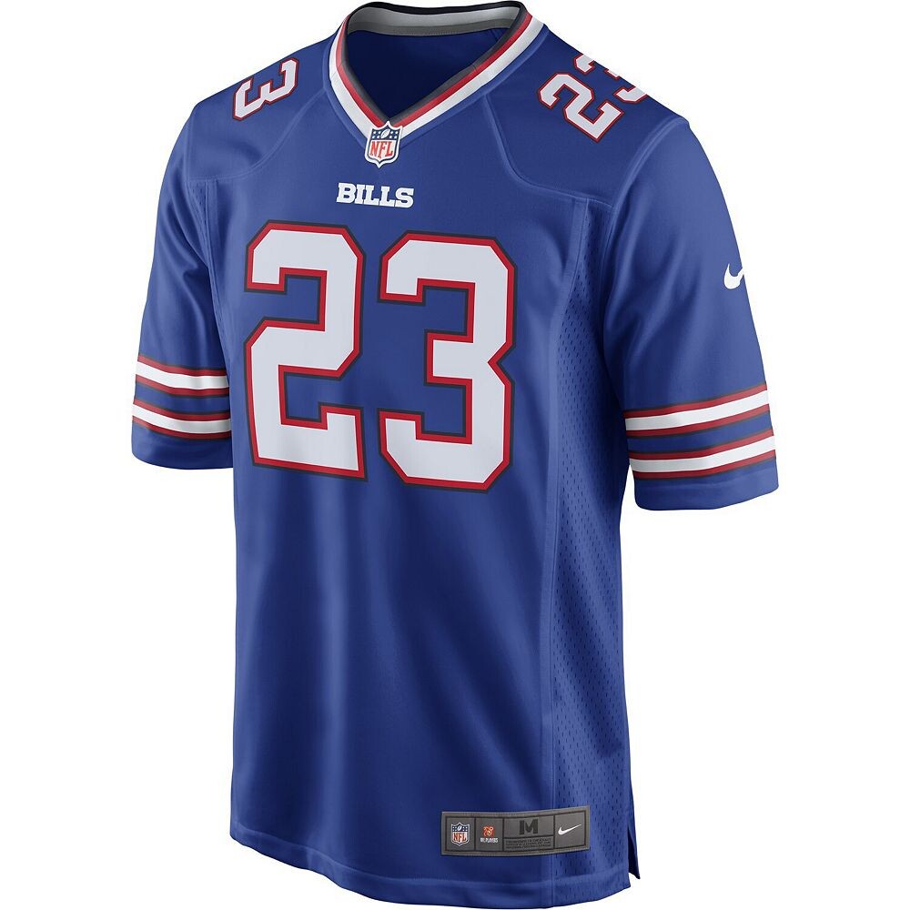 Мужское джерси Nike Micah Hyde Royal Buffalo Bills Game Player, цвет Bil Blue — фото 3